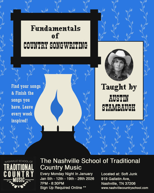 Fundamentals of Country Songwriting with Austin Stambaugh