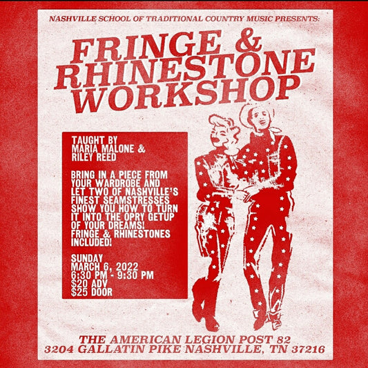 Fringe & Rhinestone Workshop
