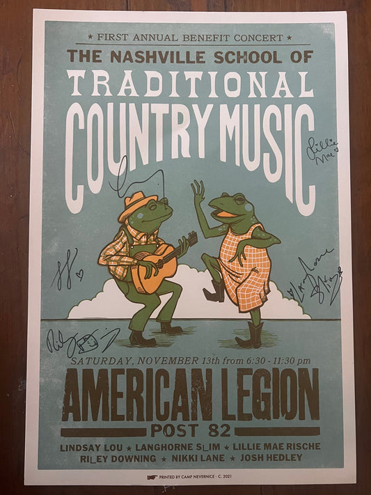 2021 Benefit Concert Poster SIGNED